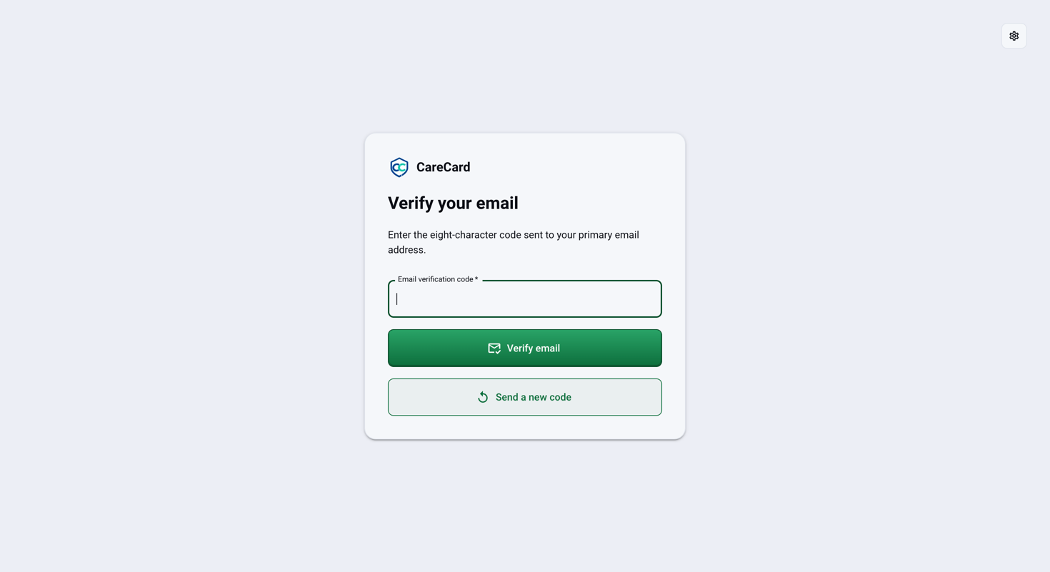 Email verified page showing a verified email address, a green Verified badge, and a Continue to Dashboard button